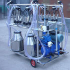 Dieselmotor Eletric-Bewegungsbewegliche Schaf-Melkmaschine 550 l/min Vakuumpumpe-Kapazität
