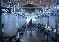Hohe Leistungsfähigkeits-Kuh-Fischgrätenmuster-Melkwohnzimmer mit Glasmilch-Meter