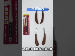 Zweifache Hoof Cutter Holzhoof Trimming für Pferdehoof Schneiden, Holzproduktion