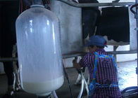Heiße galvanisierte Molkerei, die Fischgrätenmuster-Melkwohnzimmer mit Spritzen-Schutz milk