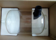 32 Liter-einzelne Skala-Hygiene-Glasmilch-Empfänger mit 63mm Gummi-Ellbogen