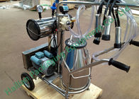 Manueller einzelner Eimer-mobile Melkmaschine für Milchkuh-Bauernhöfe
